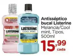 Carrefour Antisséptico bucal Listerine Melancia/Cool mint oferta