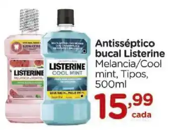 Carrefour Antisséptico bucal Listerine Melancia/Cool mint oferta