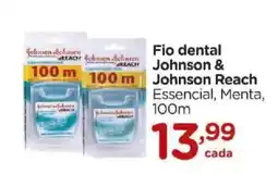 Carrefour Fio dental Johnson & Johnson Reach Essencial, Menta oferta