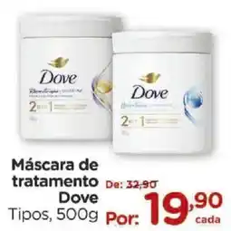 Carrefour Máscara de tratamento Dove Tipos oferta