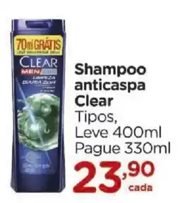 Carrefour Shampoo anticaspas clear tipos oferta