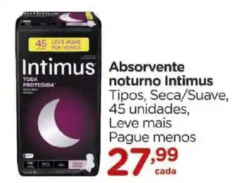 Carrefour Absorvente noturno intimus oferta