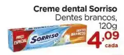 Carrefour Creme dental Sorriso dentes brancos oferta