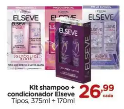 Carrefour Kit shampoo + condicionador Elseve oferta