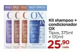 Carrefour Kit shampoo + condicionador ox oferta