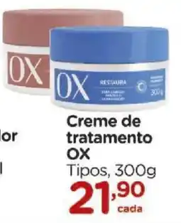 Carrefour Creme de tratamento OX Tipos oferta