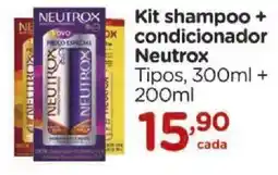 Carrefour Kit shampoo + condicionador Neutrox oferta