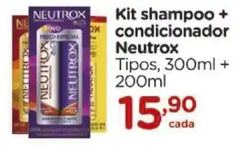 Carrefour Kit shampoo + condicionador Neutrox oferta