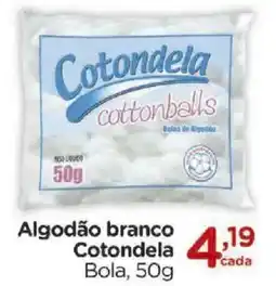 Carrefour Algodão branco Cotondela oferta
