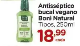 Carrefour Antisséptico bucal vegano Boni Natural Tipos oferta