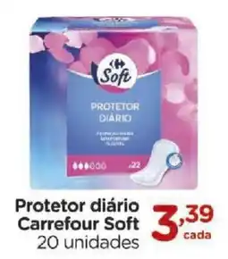 Carrefour Protetor diário Carrefour Soft oferta