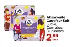 Carrefour Absorvente carrefour soft suave oferta