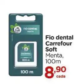 Carrefour Fio dental carrefour soft menta oferta