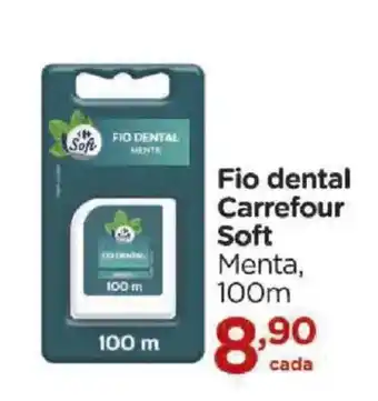 Carrefour Fio dental carrefour soft menta oferta