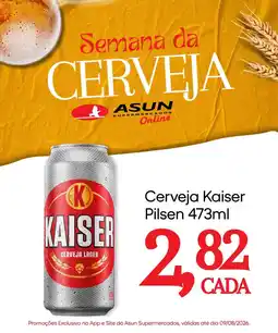 Asun Cerveja kaiser pilsen oferta