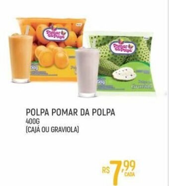 Supermercado Guará Polpa Pomar da Polpa 400g oferta