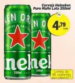 Amarelinha Supermercados Cerveja Heineken Puro Malte Lata oferta