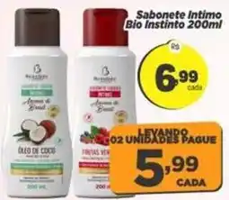 Amarelinha Supermercados Sabonete intimo Bio Instinto oferta