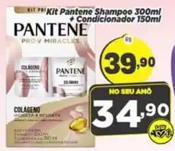 Amarelinha Supermercados Kit pantene shampoo 300ml + condicionador 150ml oferta