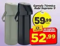 Amarelinha Supermercados Garrafa Térmica Rubi Soprano 1l oferta