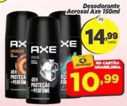Amarelinha Supermercados Desodorante Aerosol Axe 150ml oferta