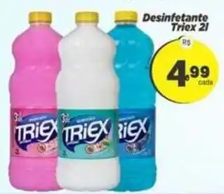 Amarelinha Supermercados Desinfetante triex 2l oferta
