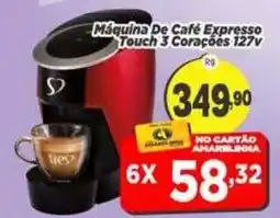 Amarelinha Supermercados Máquina De Café Expresso Touch 3 Corações 127v oferta