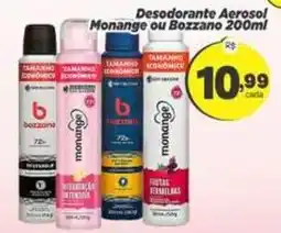 Amarelinha Supermercados Desodorante Aerosol Monange ou Bozzano 200ml oferta