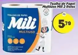 Amarelinha Supermercados toalha de papel multiuso mili oferta