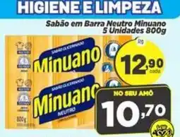 Amarelinha Supermercados Sabão em barra neutro minuano oferta