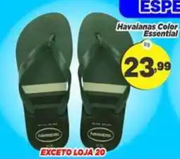 Amarelinha Supermercados Havaianas color essential oferta