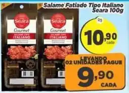 Amarelinha Supermercados Salame Fatiado Tipo Italiano oferta