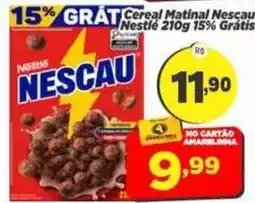 Amarelinha Supermercados Cereal matinal nescau oferta