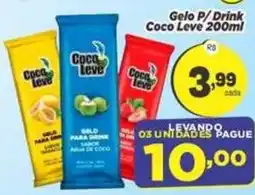 Amarelinha Supermercados Gelo p/ drink coco leve oferta