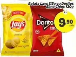 Amarelinha Supermercados Batata lays ou doritos oferta