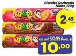 Amarelinha Supermercados Biscoito recheado nikito oferta