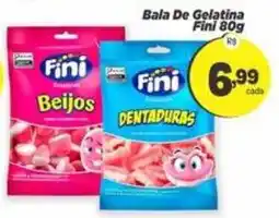 Amarelinha Supermercados Bala de gelatina fini beijos oferta