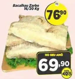 Amarelinha Supermercados Bacalhau Zarbo oferta