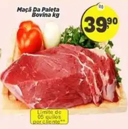 Amarelinha Supermercados Maçã da paleta bovina kg oferta