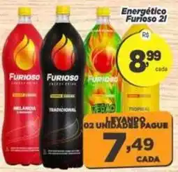 Amarelinha Supermercados Energético Furioso 2l oferta