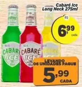 Amarelinha Supermercados Cabare ice long neck oferta