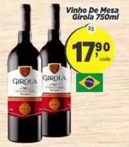 Amarelinha Supermercados Vinho De Mesa Girola oferta