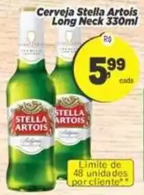 Amarelinha Supermercados Cerveja stella artois long neck oferta