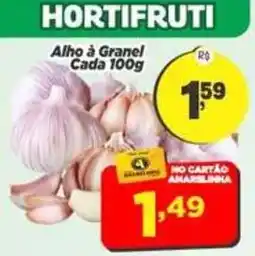 Amarelinha Supermercados Alho à granel oferta