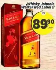 Amarelinha Supermercados Whisky Johnnie Walker Red Label oferta