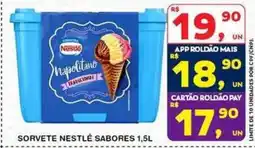 Roldão Sorvete nestlé sabores oferta
