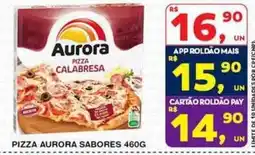 Roldão pizza aurora sabores oferta