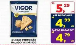 Roldão Queijo parmesão ralado vigor oferta