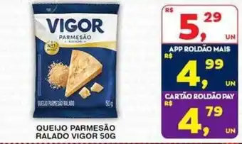 Roldão Queijo parmesão ralado vigor oferta