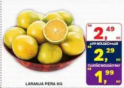 Roldão laranja pera kg oferta